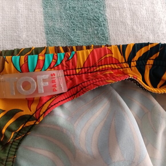 DESIGNER 1" SWIM BRIEF BY TOF OF PARIS, SIZE "S" (28"-31") - (Pre-Owned) - Picture 4 of 8